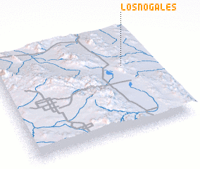 3d view of Los Nogales