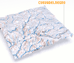 3d view of Cueva del Negro