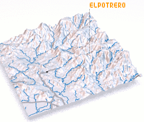 3d view of El Potrero