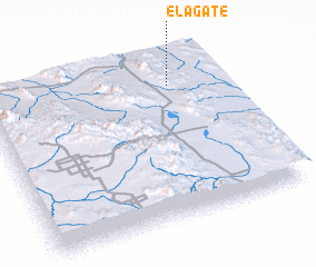 3d view of El Agate