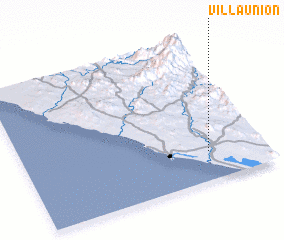 3d view of Villa Unión