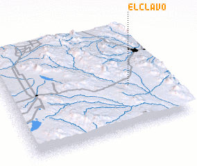 3d view of El Clavo