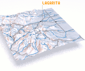 3d view of La Garita