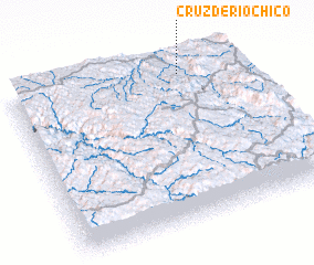 3d view of Cruz de Río Chico