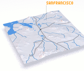 3d view of San Francisco