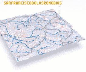 3d view of San Francisco de Los Remedios