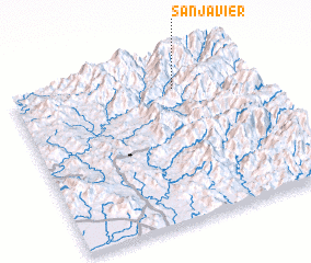 3d view of San Javier