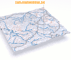 3d view of San Juan Hurralde