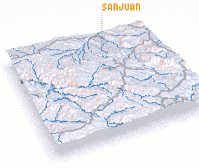 3d view of San Juan