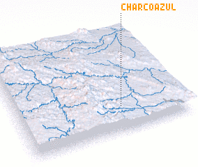 3d view of Charco Azul