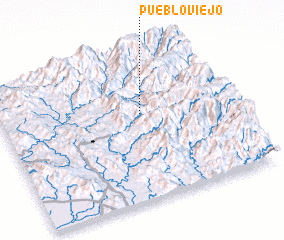 3d view of Pueblo Viejo