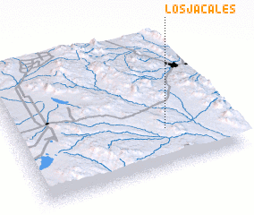 3d view of Los Jacales