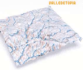 3d view of Valle de Topia