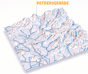 3d view of Potrero Grande