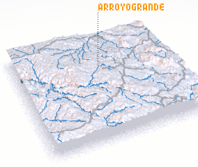 3d view of Arroyo Grande