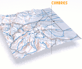 3d view of Cumbres