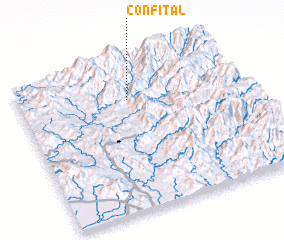 3d view of Confital