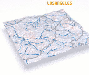 3d view of Los Ángeles