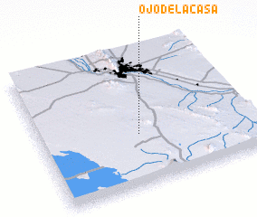 3d view of Ojo de la Casa