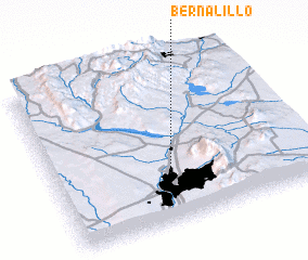 3d view of Bernalillo