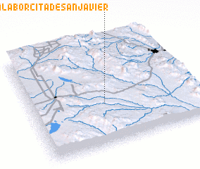 3d view of La Laborcita de San Javier