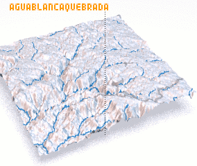 3d view of Agua Blanca Quebrada