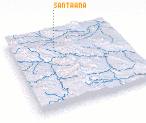 3d view of Santa Ana