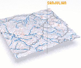 3d view of San Julián