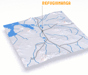 3d view of Refugio Manga