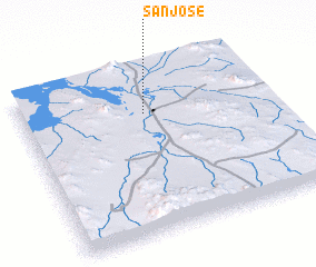 3d view of San José