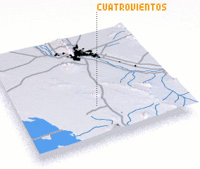 3d view of Cuatro Vientos