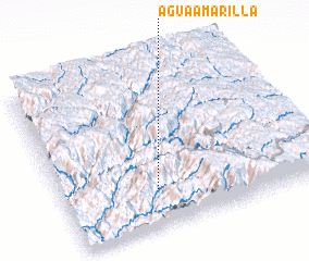 3d view of Agua Amarilla