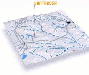 3d view of Santa Rosa