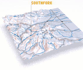 3d view of South Fork