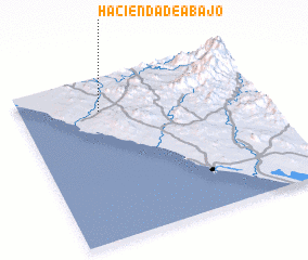 3d view of Hacienda de Abajo