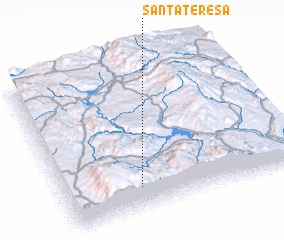 3d view of Santa Teresa