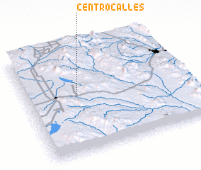 3d view of Centro Calles