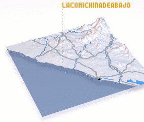 3d view of La Comichina de Abajo