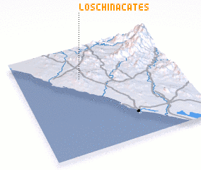 3d view of Los Chinacates