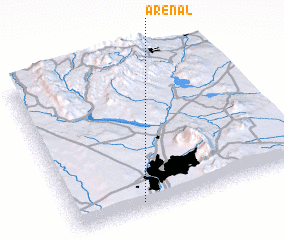 3d view of Arenal