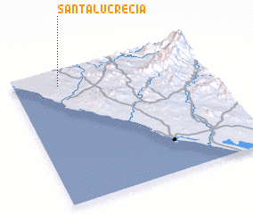 3d view of Santa Lucrecia