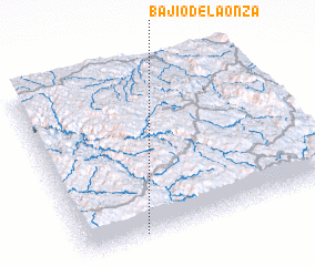 3d view of Bajío de la Onza