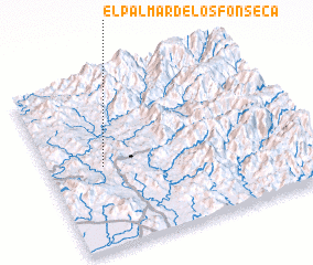 3d view of El Palmar de los Fonseca