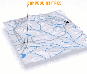 3d view of Campo Veintitres