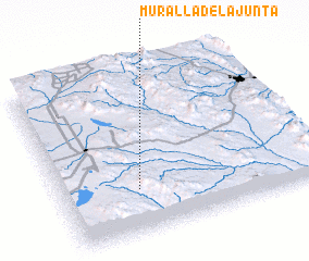 3d view of Muralla de la Junta