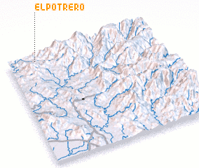 3d view of El Potrero