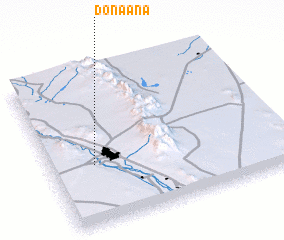 3d view of Dona Ana