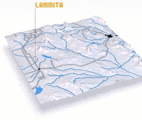 3d view of La Minita