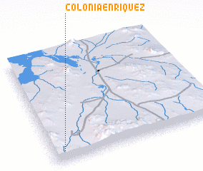 3d view of Colonia Enríquez