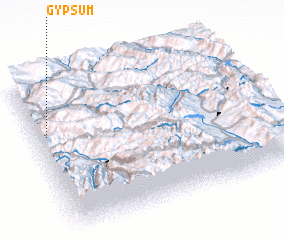 3d view of Gypsum